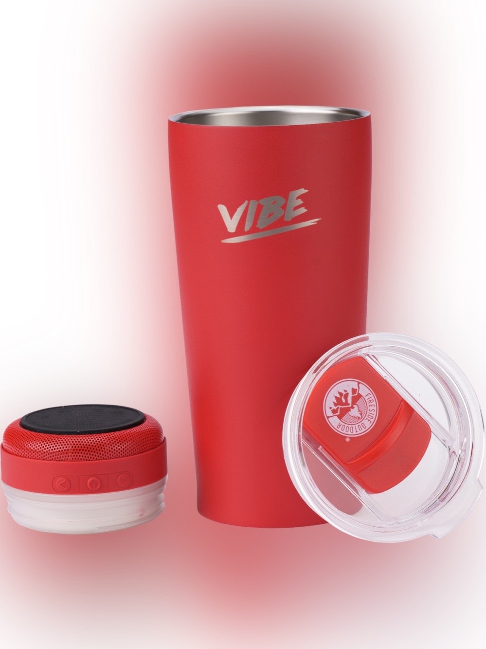 Nwt Vibe speaker tumbler in sedona red - Cullasaja Golf Club